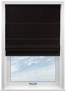 Lucerne Faux Silk, Shadow Grey - Roman Blind